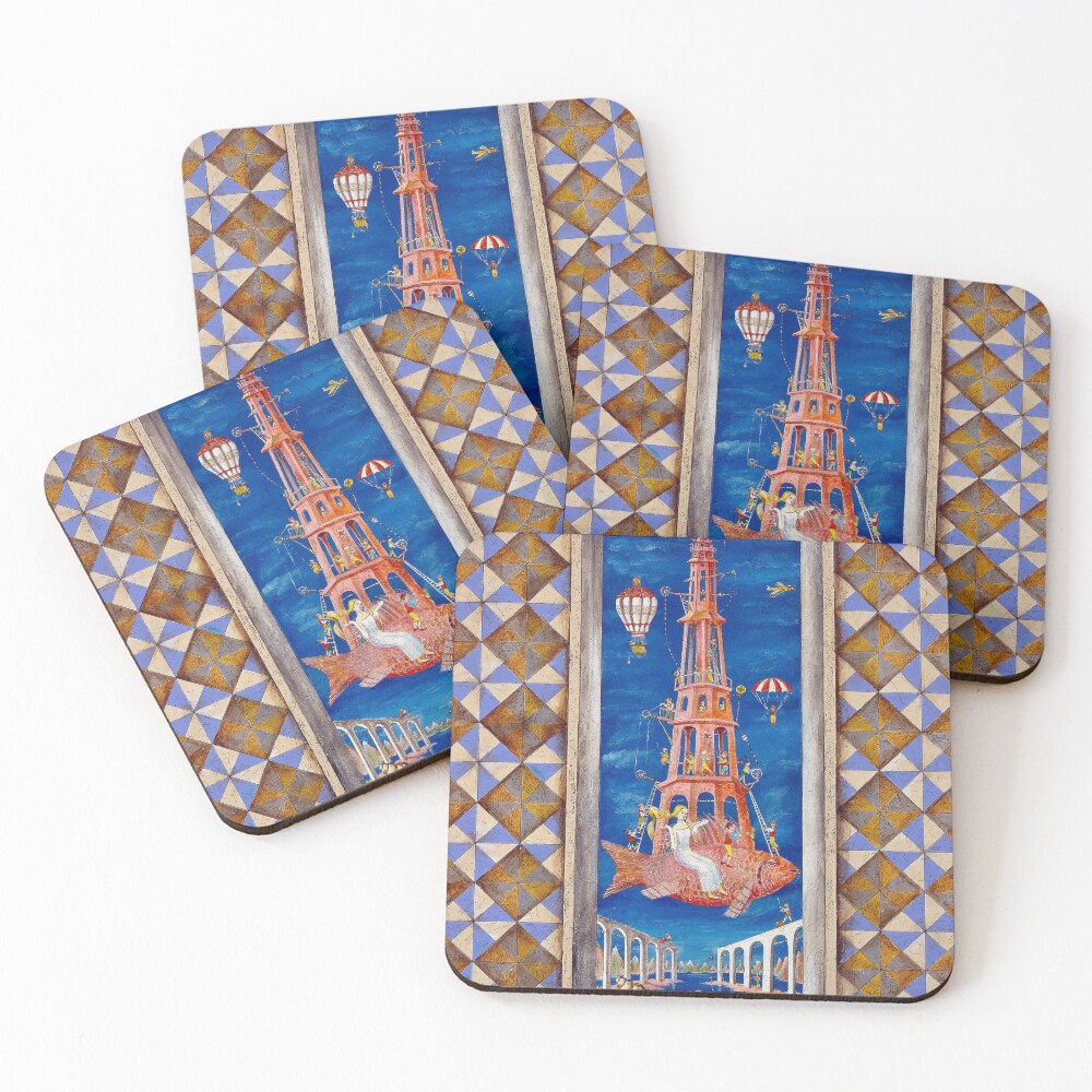 Item preview, Coasters (Set of 4) designed and sold by fishtower.