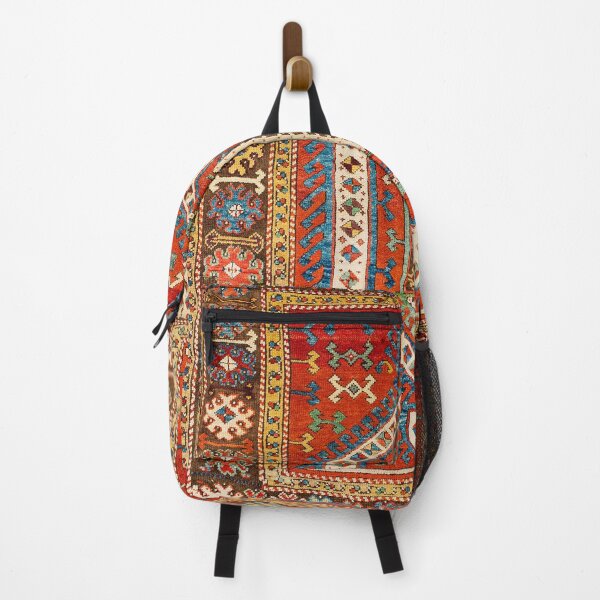Item preview, Karapinar Turkish Tribal Rug Print designed and sold by Vicky Brago-Mitchell®.