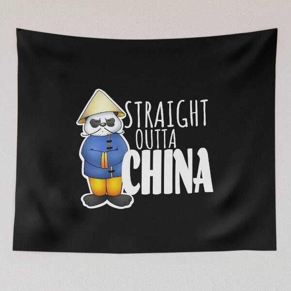 Item preview, Straight Outta China - Funny Panda designed and sold by BandOfThePand.