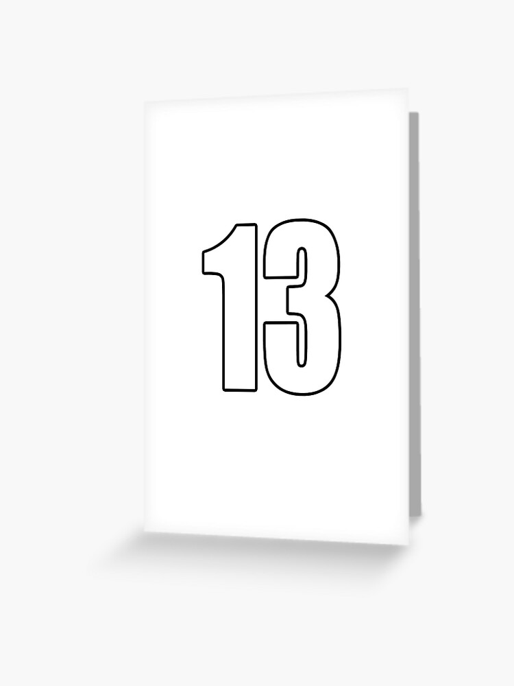 Number 13 number thirteen - number football sport Number 13 number thirteen - number football sport