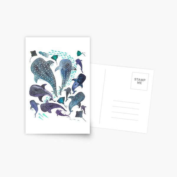 Item preview, Whale Shark, Ray & Sea Creature Play Print  designed and sold by jesschampagne.