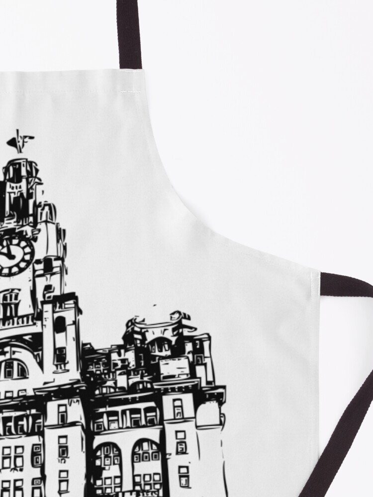 Alternate view of Liverpool Liver Building Vector Apron