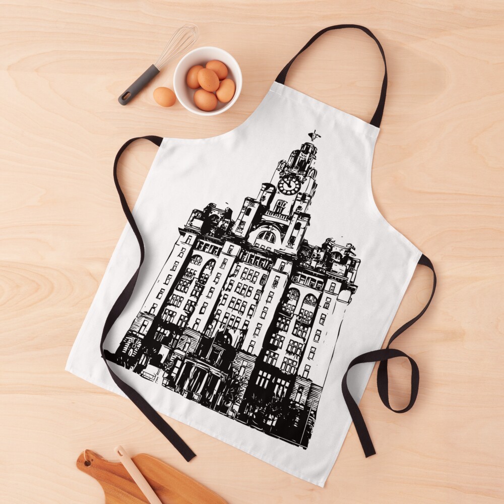 Liverpool Liver Building Vector Apron