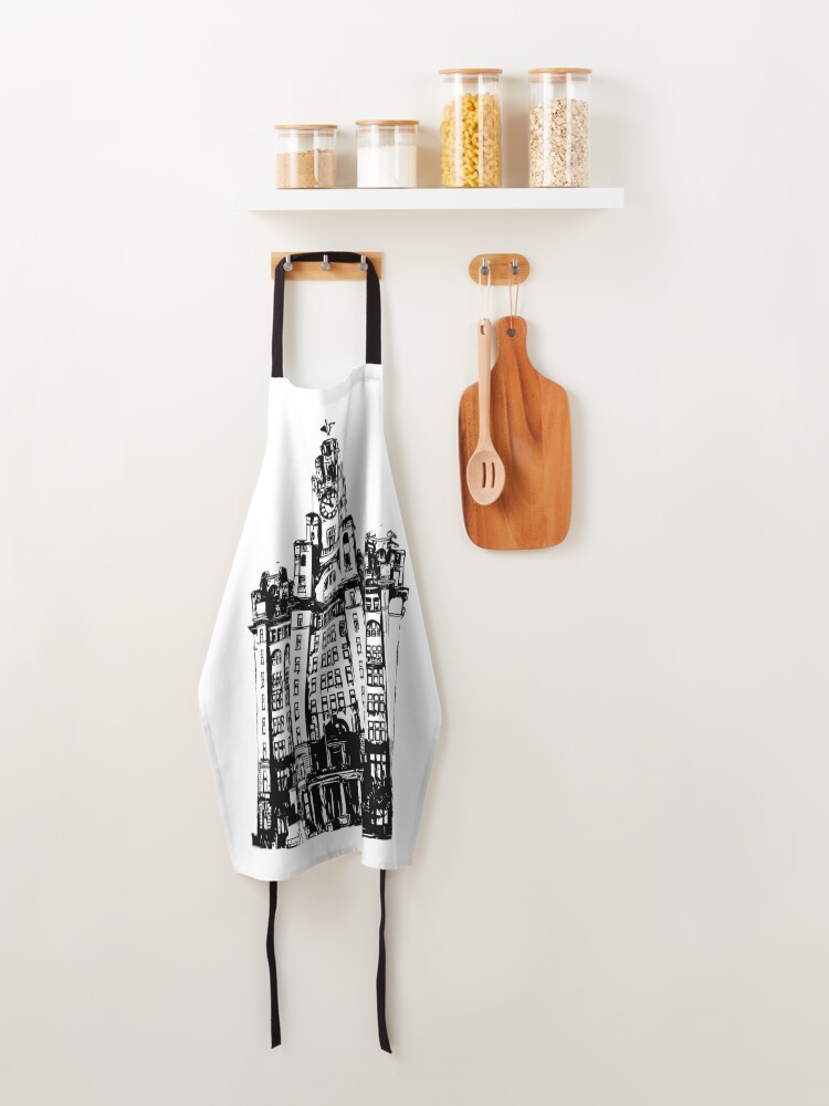 Alternate view of Liverpool Liver Building Vector Apron
