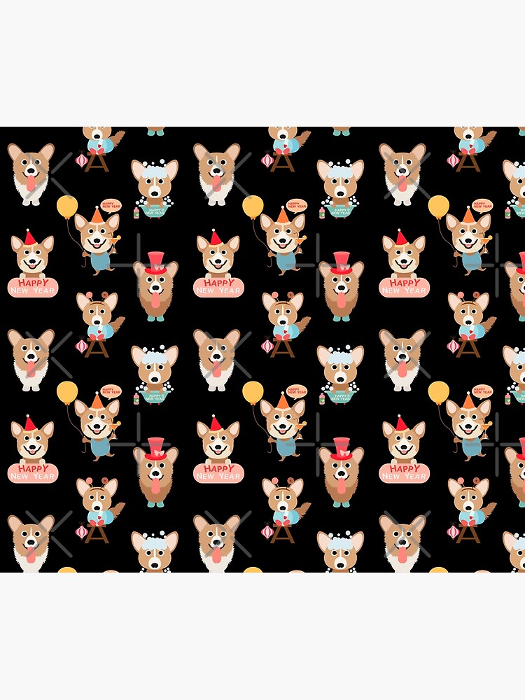 Corgis - Happy New Year by Corgiworld