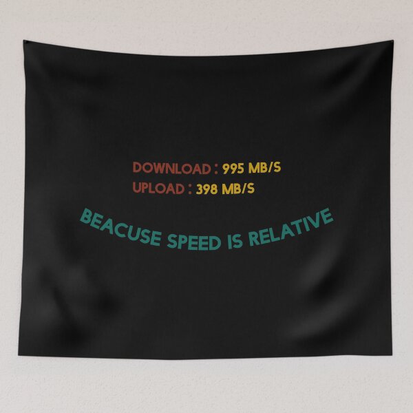 Item preview, because speed is relative vintage retro colors designed and sold by WilliamsGFX.