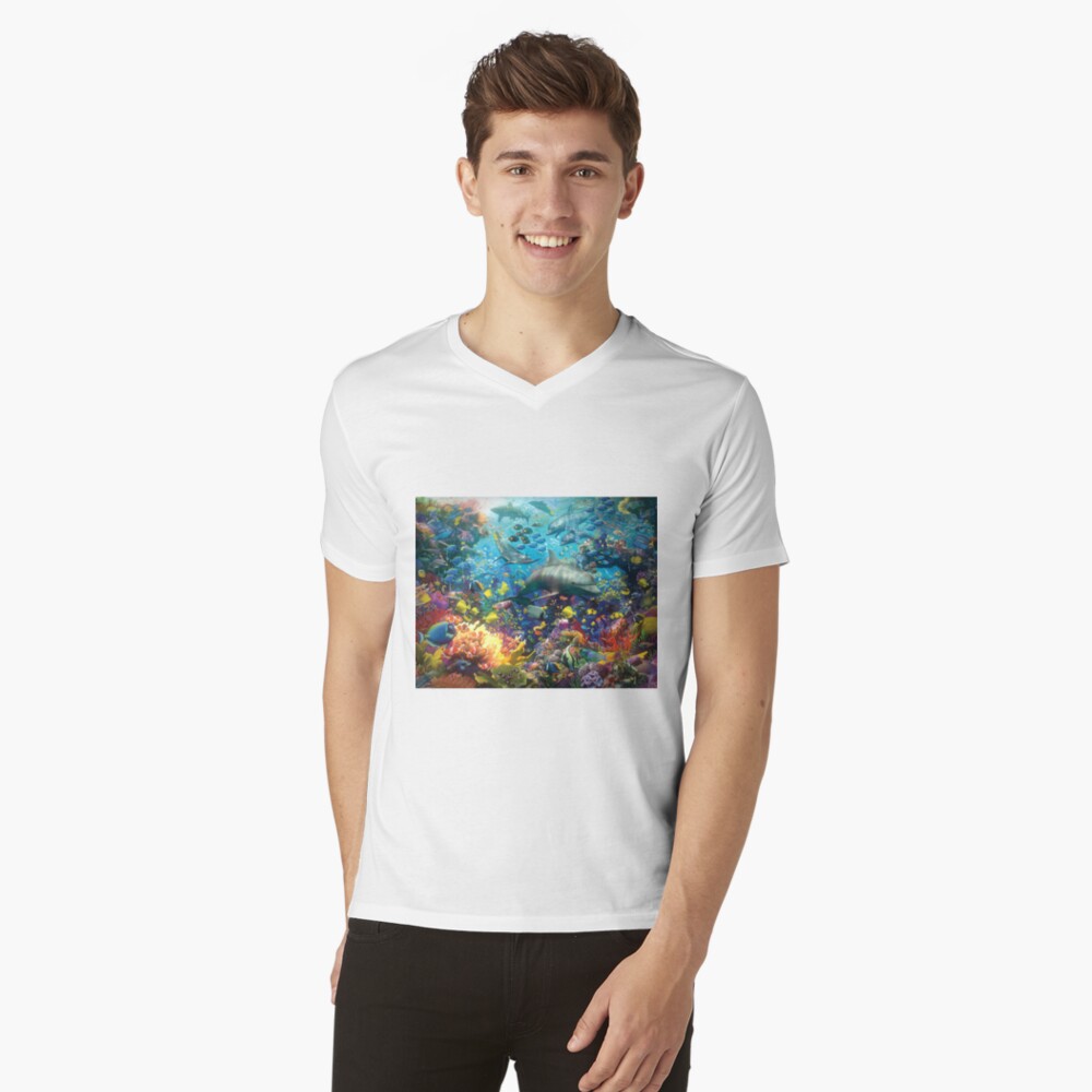 Artikel-Vorschau von T-Shirt mit V-Ausschnitt, designt und verkauft von DavidPenfound.