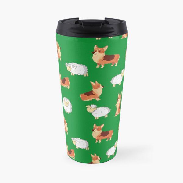 Corgis on the farm Travel Mug