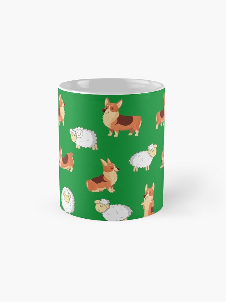 Alternate view of Corgis on the farm Mug