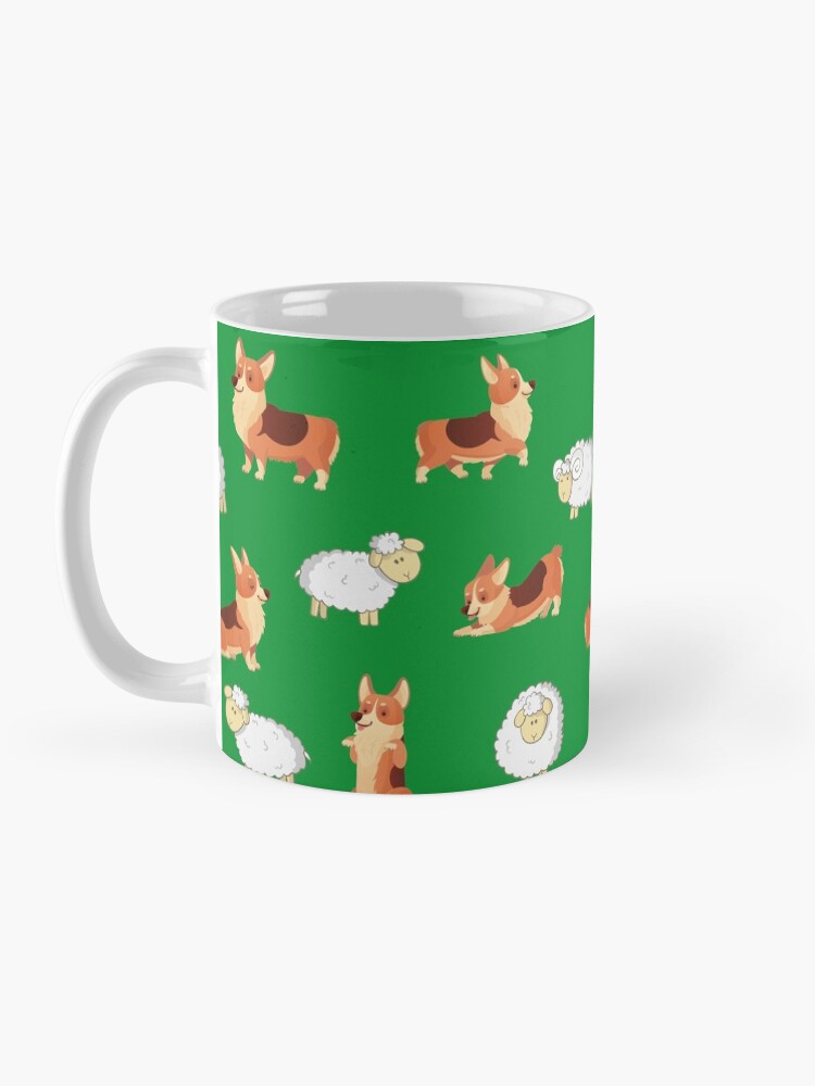 Alternate view of Corgis on the farm Mug