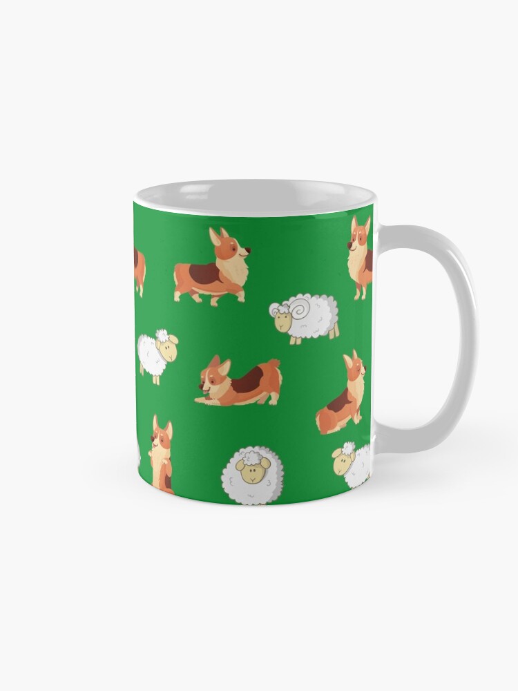 Alternate view of Corgis on the farm Mug