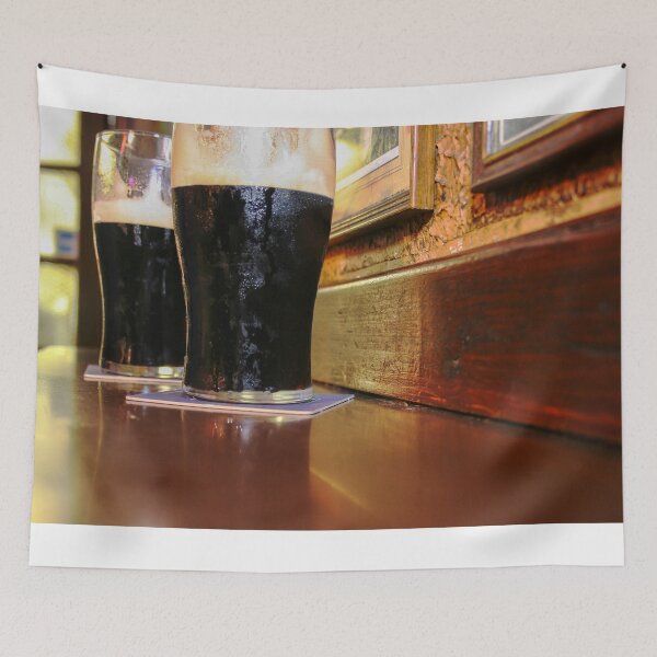 Item preview, Irish stout beer on a bar in Dublin designed and sold by Photopat.