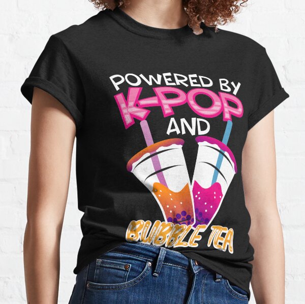 K-Pop Bubble Tea K Pop Hangul Classic T-Shirt