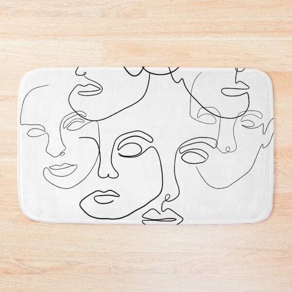 Item preview, Continuous Line Faces designed and sold by PaintPsd.