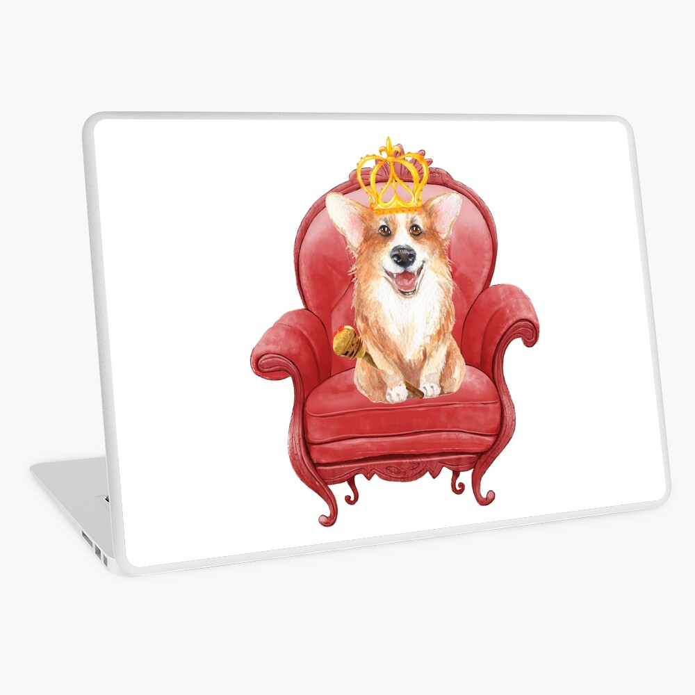 Queen Corgi Elizabeth Laptop Skin