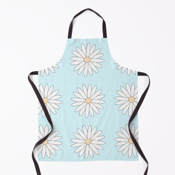Item preview, Daisy flowers blue background designed and sold by Pastel-PaletteD.