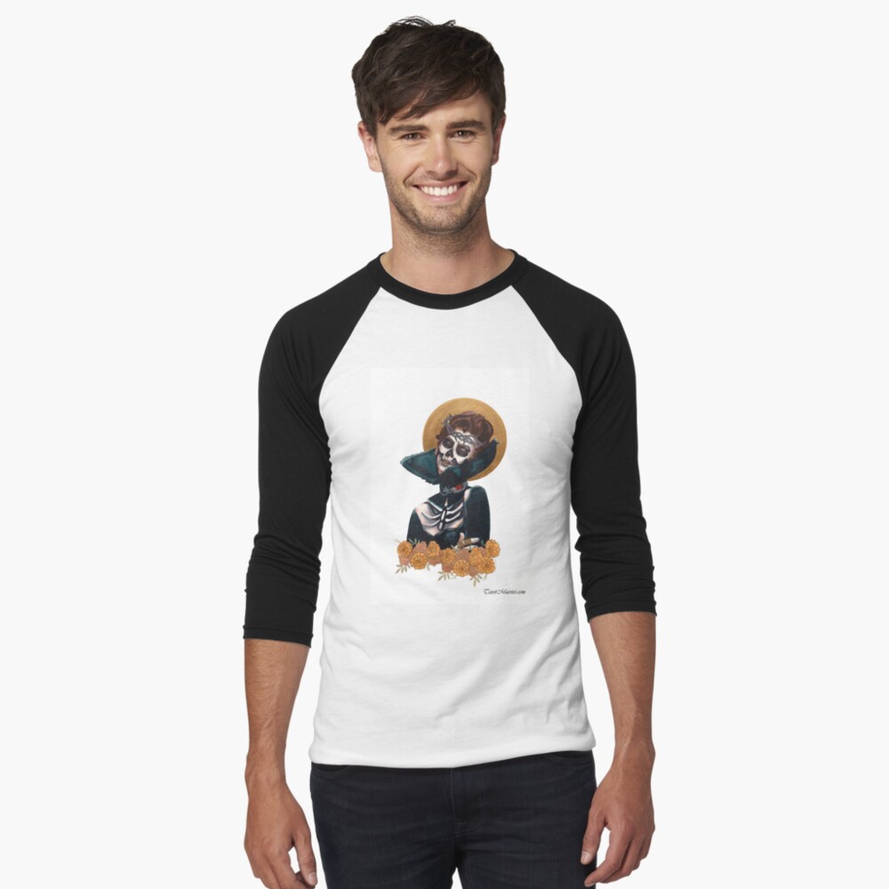 Item preview, Baseball ¾ Sleeve T-Shirt designed and sold by tarotmuertos.