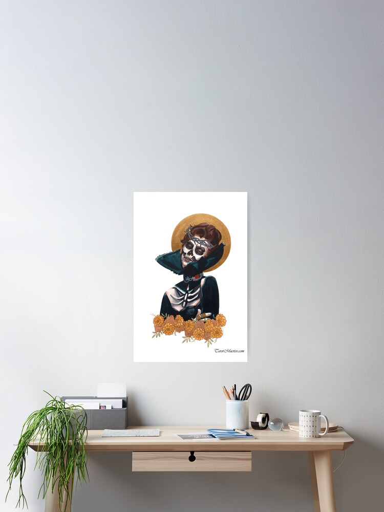 Thumbnail 2 of 3, Poster, The Empress - La Emperatriz designed and sold by tarotmuertos.