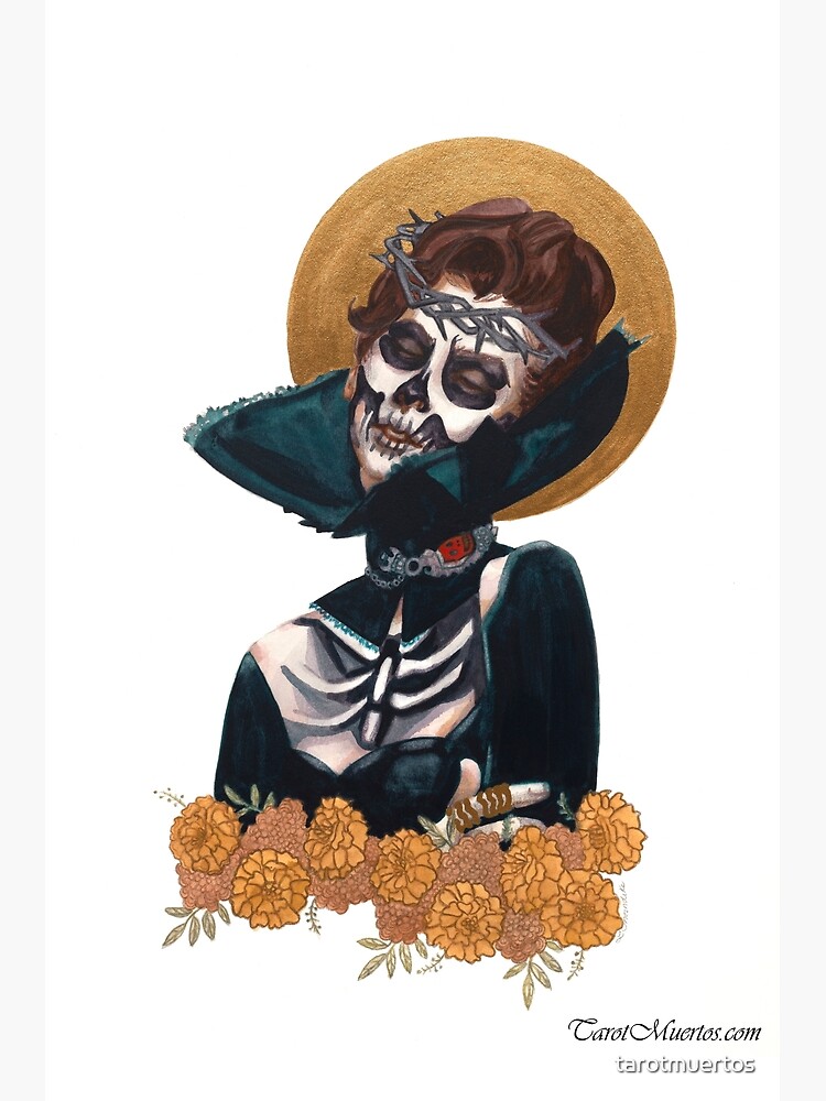 Thumbnail 3 of 3, Poster, The Empress - La Emperatriz designed and sold by tarotmuertos.