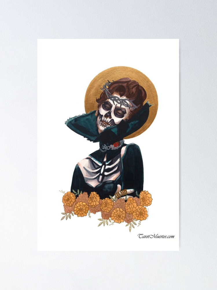 Thumbnail 1 of 3, Poster, The Empress - La Emperatriz designed and sold by tarotmuertos.