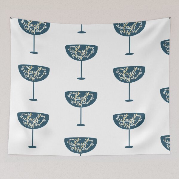 Item preview, May You Always Be Satisfied Blue designed and sold by violetcho.