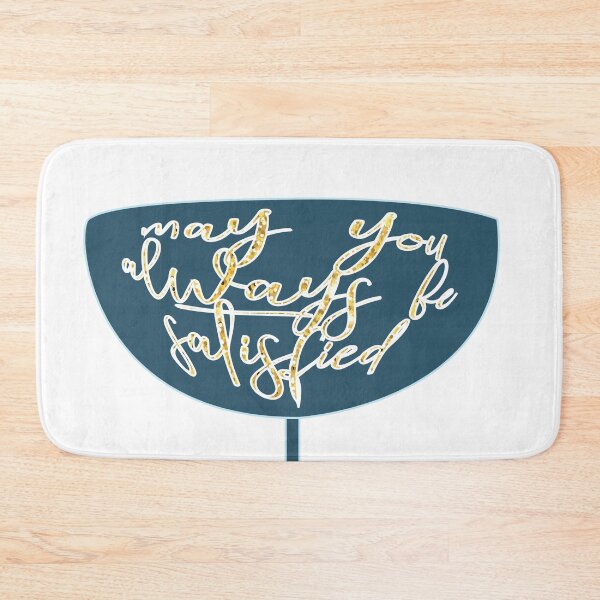 Item preview, May You Always Be Satisfied Blue designed and sold by violetcho.