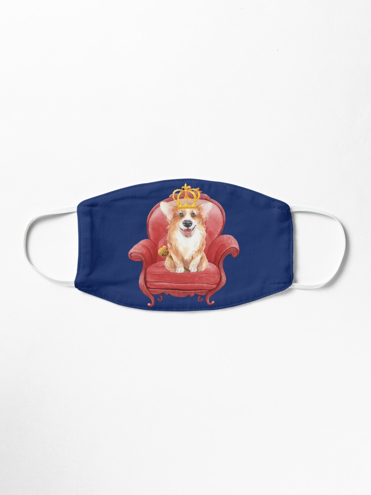 Alternate view of Her Majesty - Corgi Elizabeth Mask