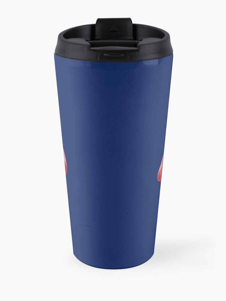 Alternate view of Her Majesty - Corgi Elizabeth Travel Mug