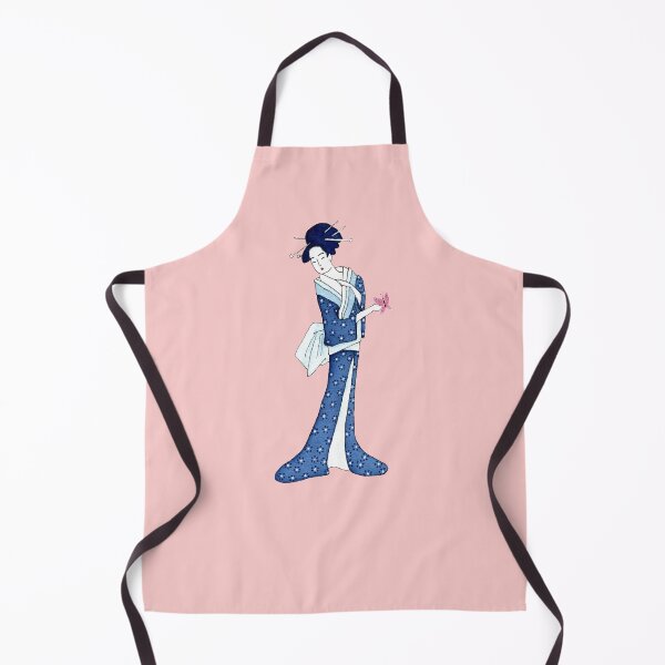 Item preview, Blue geisha and butterfly designed and sold by Aidi Riera.