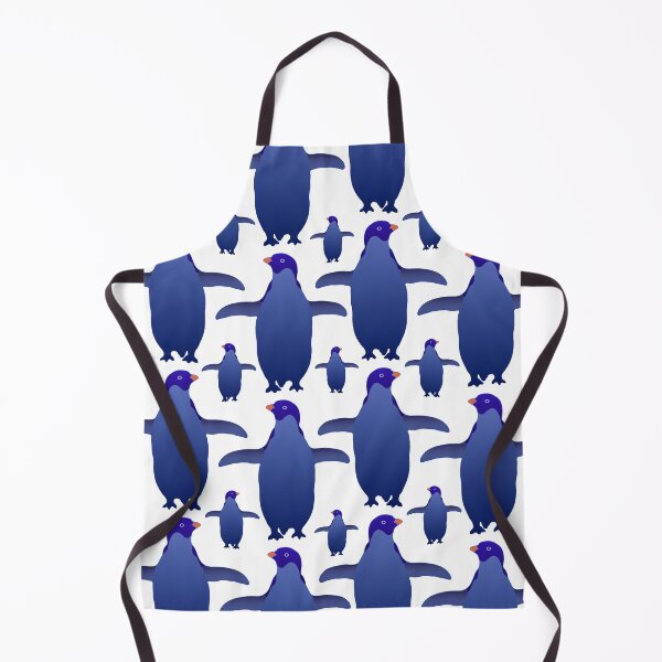Item preview, Blue Penguin Pattern (on white) designed and sold by Davey's Designs.