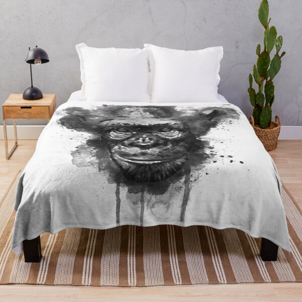 Item preview, chimpanzees_Watercolor designed and sold by shokA Design.