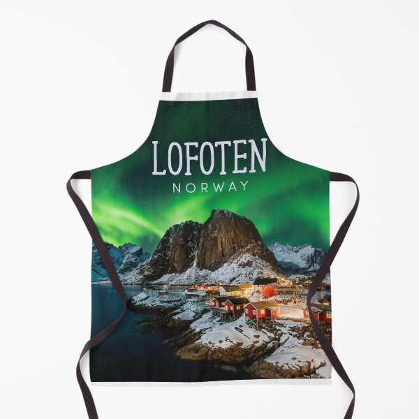 Item preview, The Lofoten Islands, Norway - Night Aurora designed and sold by JingleSnitch.