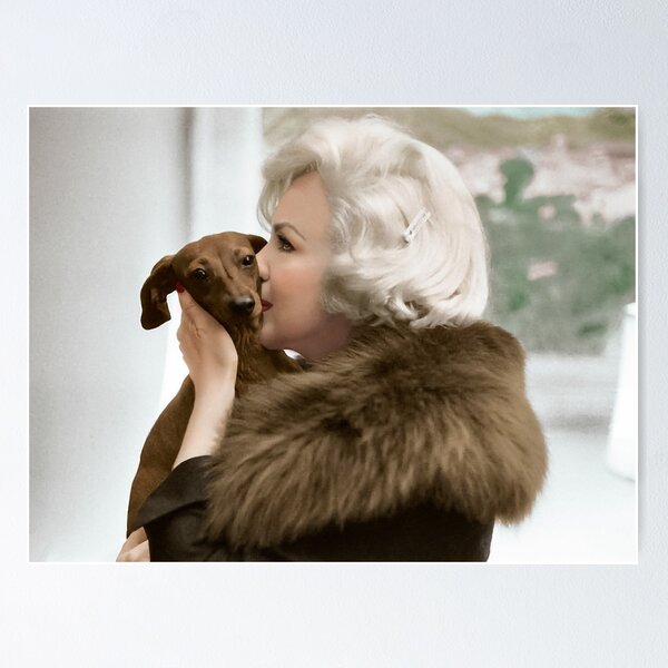 Item preview, Marilyn and her dachshund  designed and sold by ftimagens.