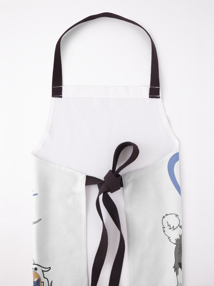 Alternate view of Paradise is a House full of Dogs Apron