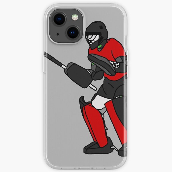 Field Hockey Goalie Red iPhone Soft Case