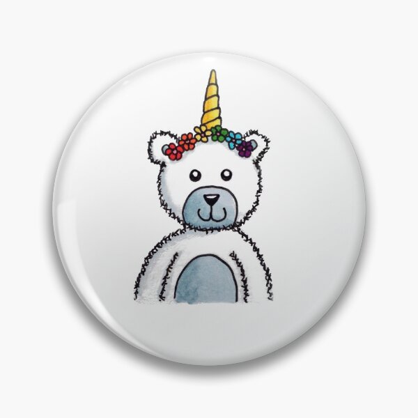 Item preview, Rainbow Unicorn Bear designed and sold by IsyPuttrus.