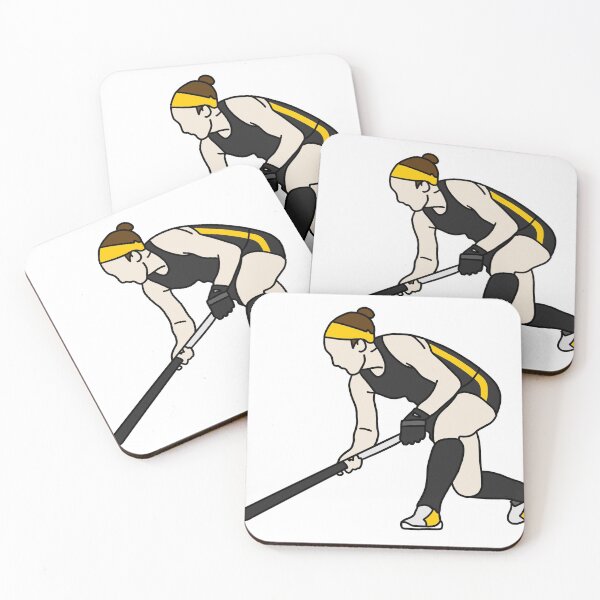 Item preview, Field Hockey Player Yellow designed and sold by Hydroxyl Design.