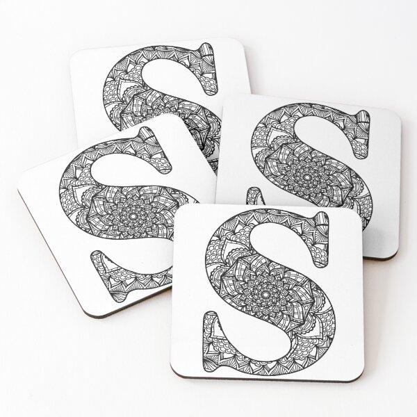 Item preview, Mandala Letter S designed and sold by lizashev.