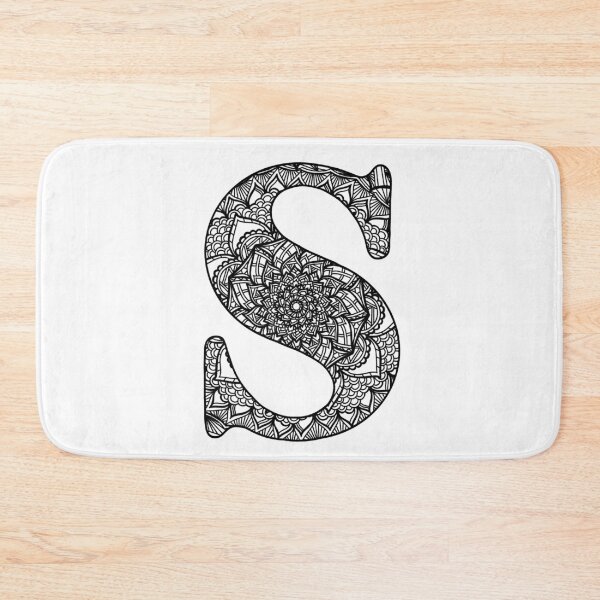 Item preview, Mandala Letter S designed and sold by lizashev.