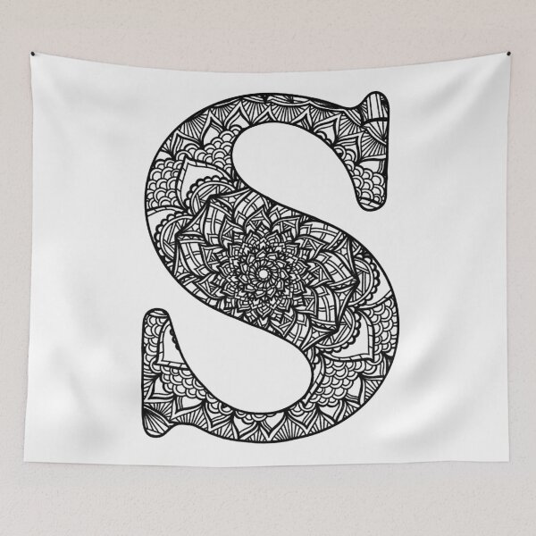 Item preview, Mandala Letter S designed and sold by lizashev.