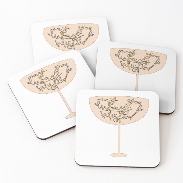 Item preview, May You Always Be Satisfied Wine Pink designed and sold by violetcho.
