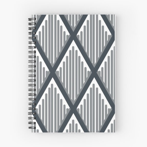 Item preview, Gray Comb Rhombus Geometric Pattern Print designed and sold by MCMXCV-PROJECT.