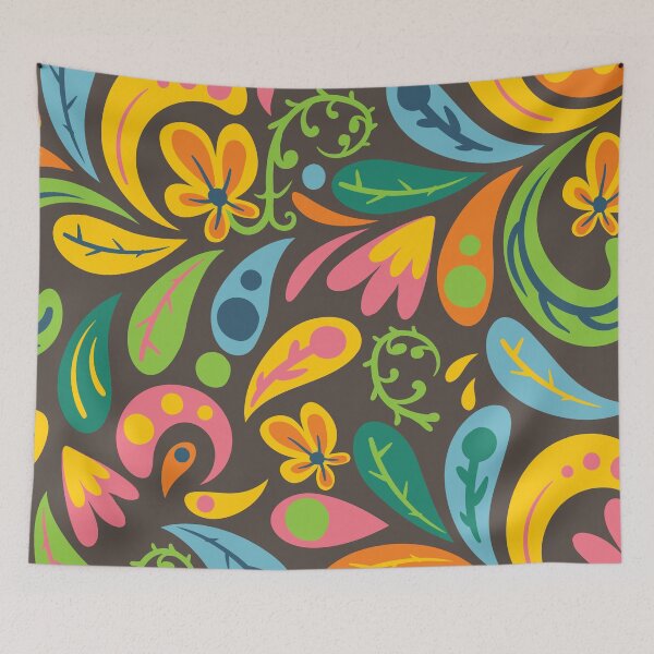 Item preview, Midcentury Modern Paisley's  designed and sold by Makanahele.