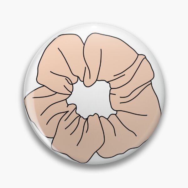 Item preview, Peach scrunchie designed and sold by Daniellemakes.