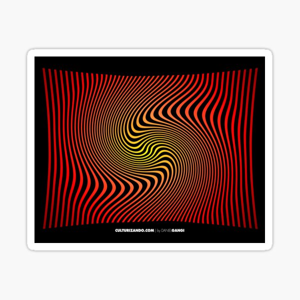 Espiral Cinético By Daniel Gangi Sticker
