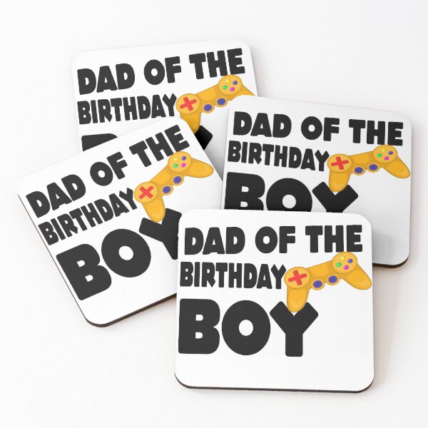 Item preview, Dad of the Birthday Boy Matching Video Gamer Birthday Party designed and sold by MillanMarketing.