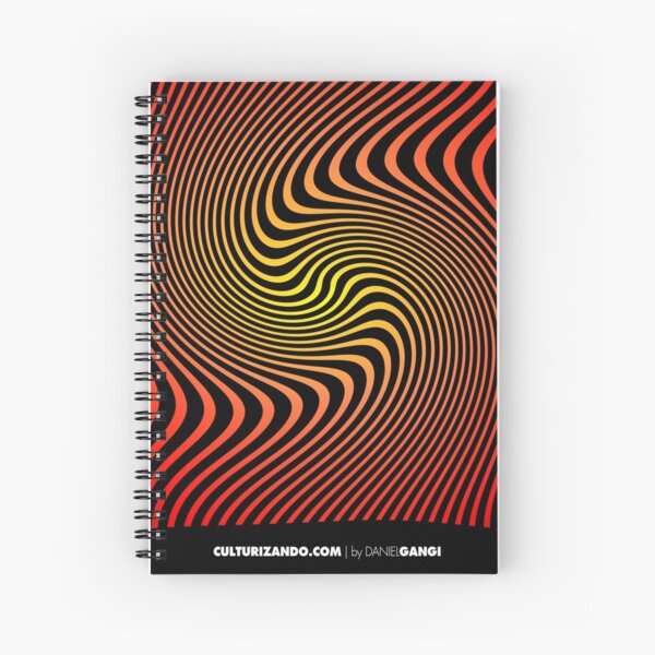 Espiral Cinético By Daniel Gangi Spiral Notebook