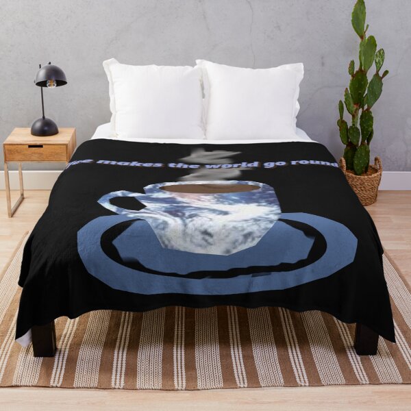 Item preview, coffee makes the world go round (Black) designed and sold by MsTyson.