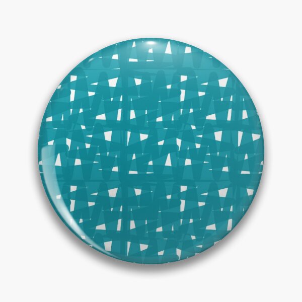 Item preview, Blue Turquoise Abstract Net Pattern Print designed and sold by MCMXCV-PROJECT.