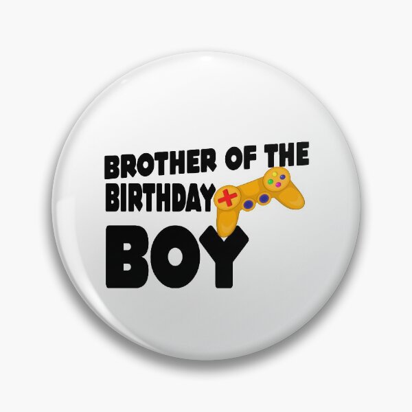 Item preview, Brother of the Birthday Boy Matching Video Game Birthday  designed and sold by MillanMarketing.